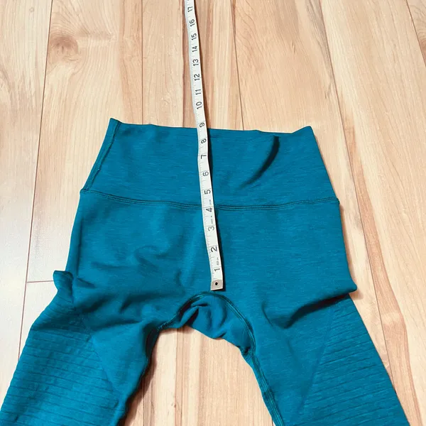 Alphalete Leggings Sz small teal textured - Image 5