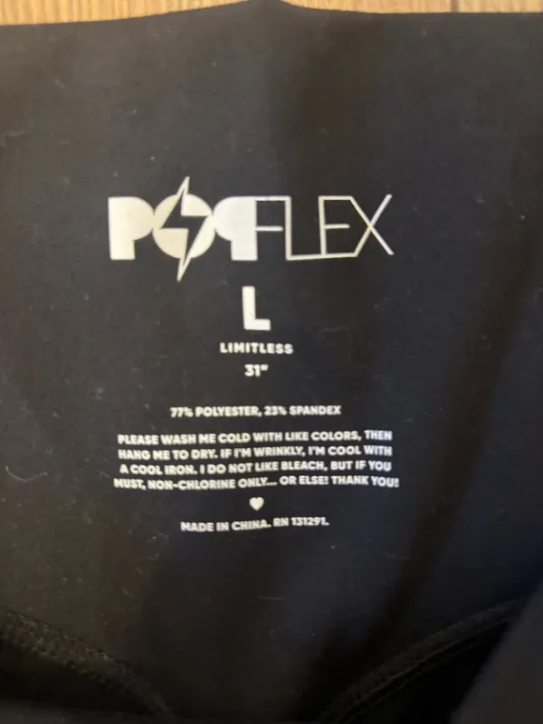 Popflex leggings Black Size L - Image 3