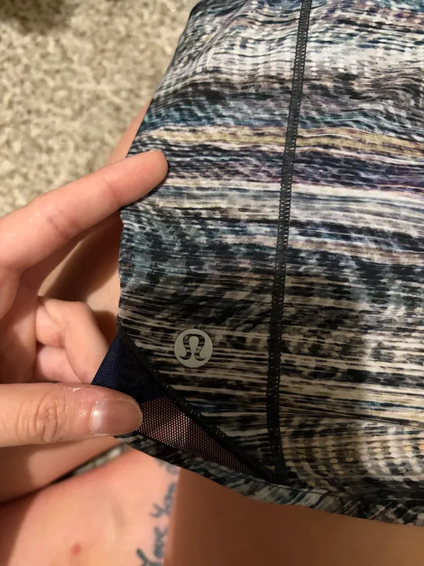 Striped Lululemon Shorts - Image 4