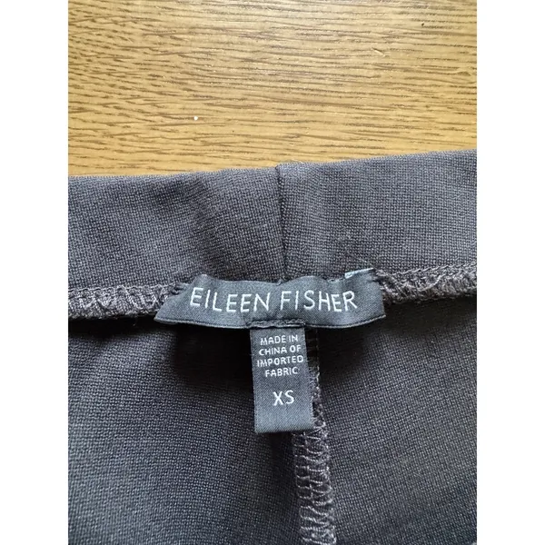 Eileen Fisher Women‎ Size XS Pants Ankle Zip Stretch Pull On Career Office City - Image 3