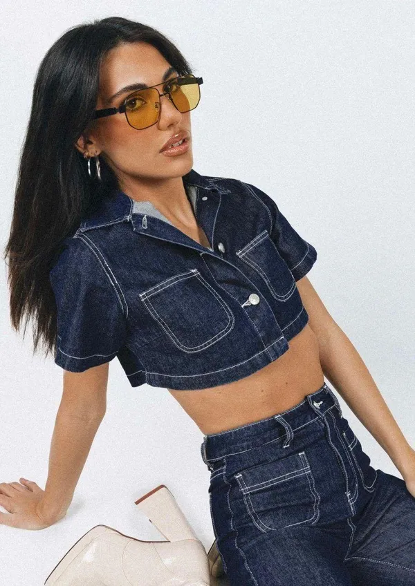 Denim Set - Pants - Image 3