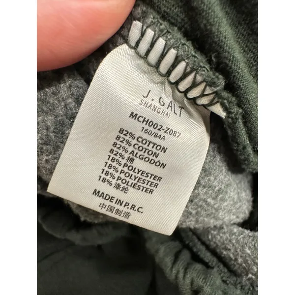 John Galt Womens Green Sweatpant Joggers Sz S‎ Fleece Lined Lounge Casual Gym - Image 5