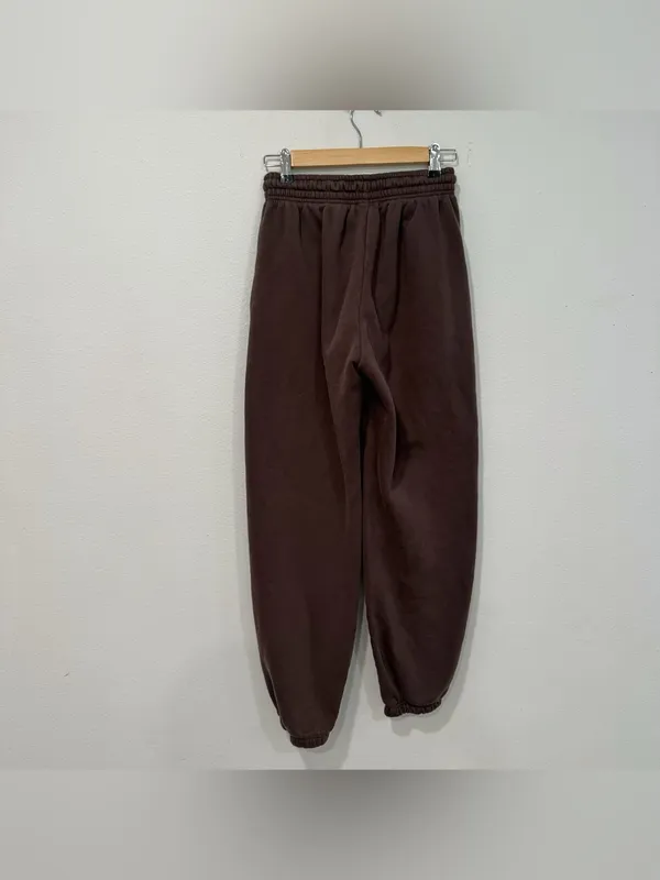 Nike Brown Mid-Rise Sweatpant Joggers XS - Image 7