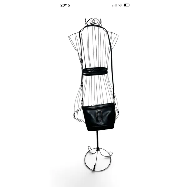 No Boundaries Moto Bucket Bag Black Convertible Crossbody Shoulder Purse NWT - Image 8