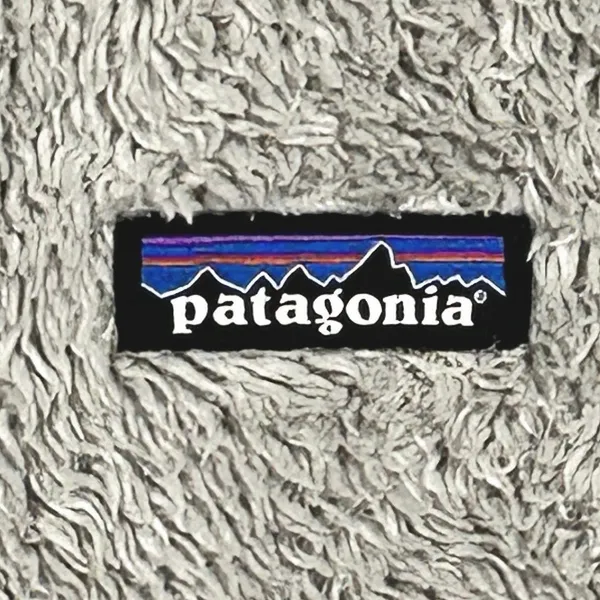 Patagonia Sherpa Fleece Womens Large Los‎ Gatos 1/4 Zip Pullover Gorpcore Gray - Image 4