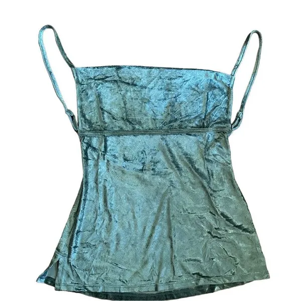NWT Free People All Night‎ Velvet Tunic in evergreen sz Small - Image 4