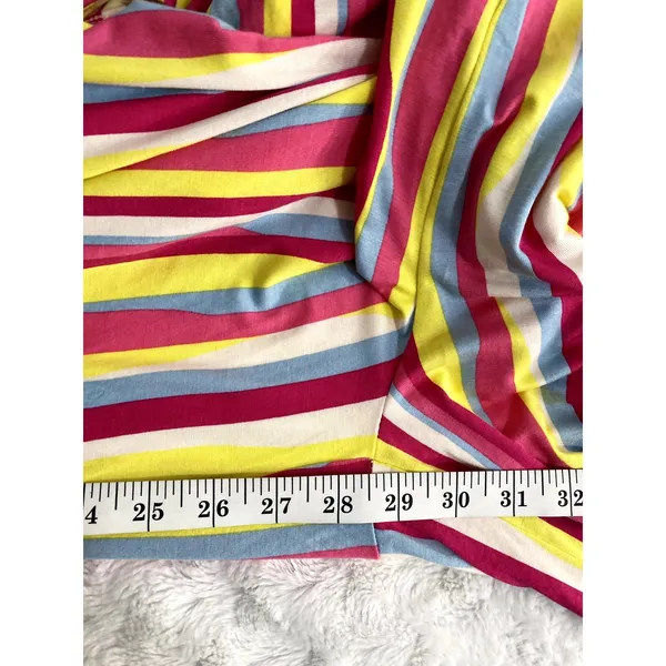 NEW Torrid Colorful Stripes Sleeveless Super Soft Surplice Jumpsuit 1X - Image 9
