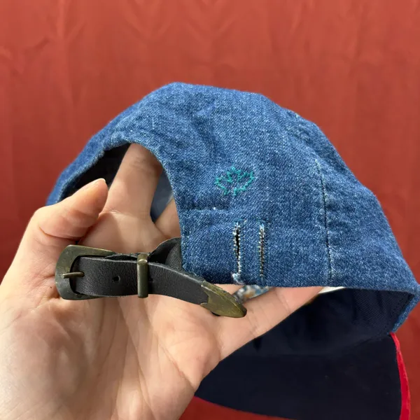 Looney Tunes Vintage 90s West Denim Suede Hat - Image 5