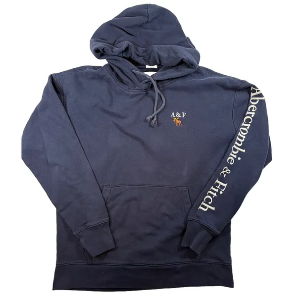 Abercrombie & Fitch Soft Collection Relaxed Fit Embroidered Hoodie | Size Small - Image 6