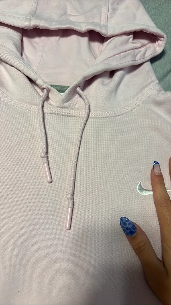 Nike light pink hoodie  - Image 4