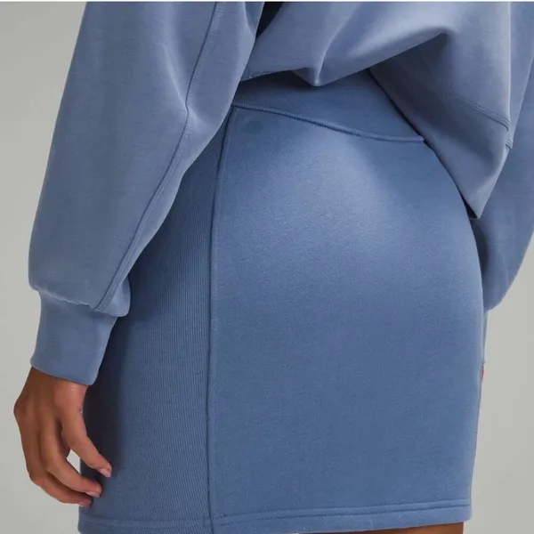 **NWT Lululemon Scuba High-Rise Mini Skirt | Oasis Blue | Size Medium **‎ - Image 3