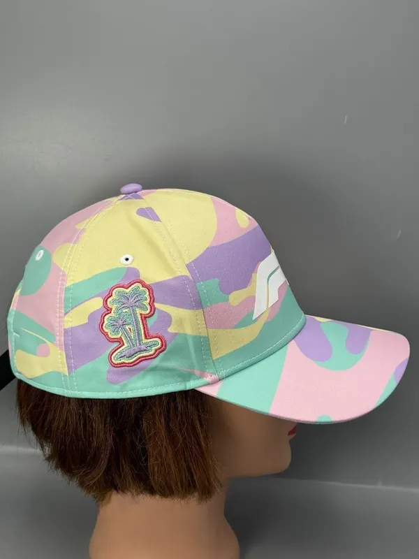 Formula 1 Miami Hat Womens OS Pink Purple Racing Hat Performance Strapback - Image 3