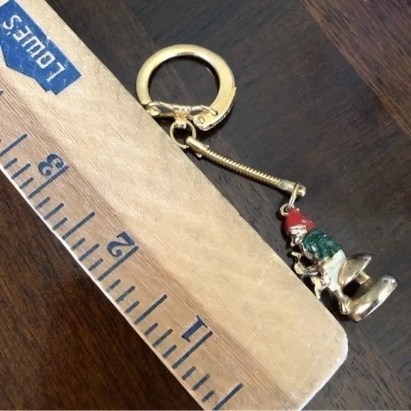 Vintage Keychain Bundle Ballet Slippers Gnome - Image 3