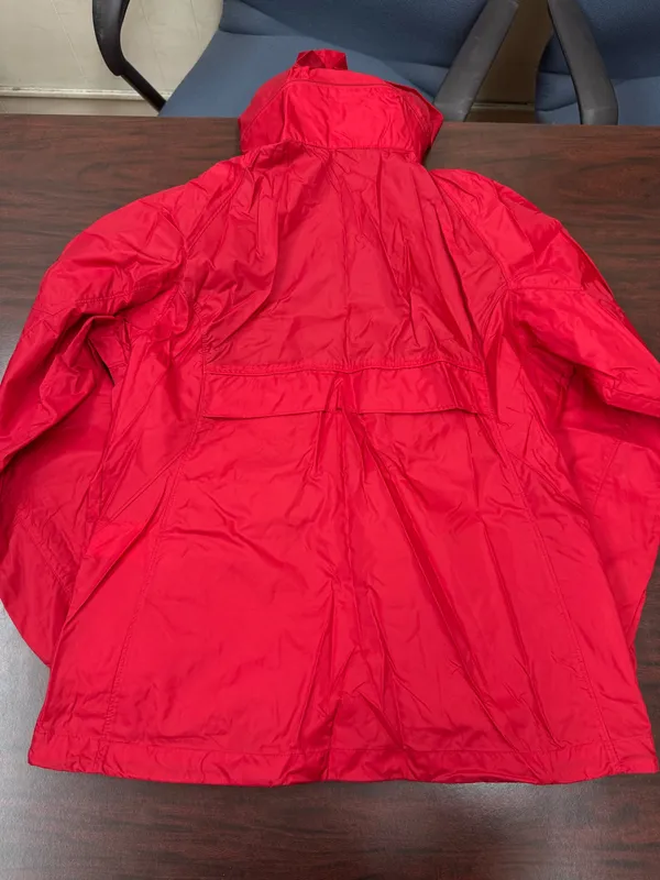 Columbia Women’s Red Lightweight Windbreaker Jacket Size Medium - Image 3