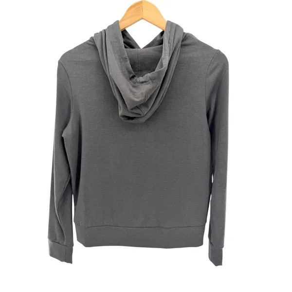 Cozy Earth Hoodie Small Gray Brushed Bamboo‎ Ultra Soft Breathable Pullover - Image 2
