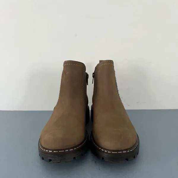 Josef Seibel Marta 03‎ Olive Green Nubuck Leather Ankle Chelsea Boots - Image 3