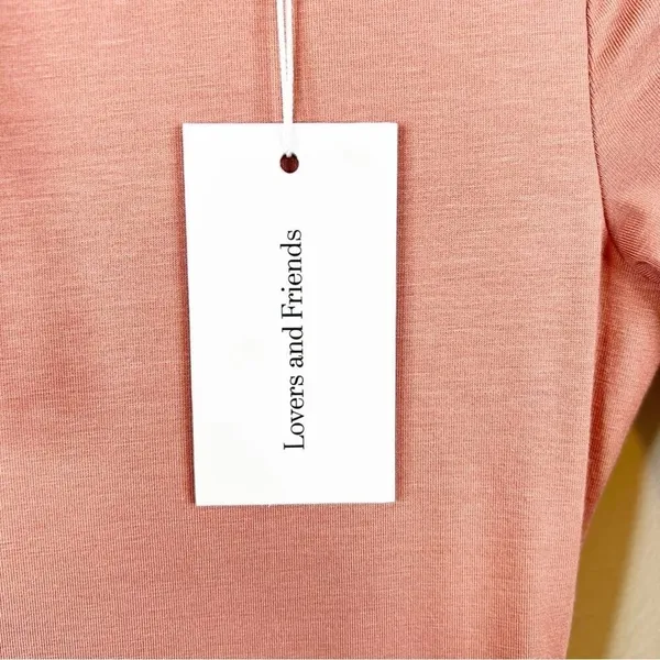 NWT Lovers + Friends Oaklee Bodycon Dress Women's‎ Size S Pink Barbiecore - Image 9