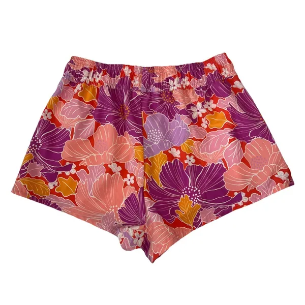Roxy Bell Bottom Blooms No Bad Waves‎ Board Shorts Womens Small Floral NWT - Image 11