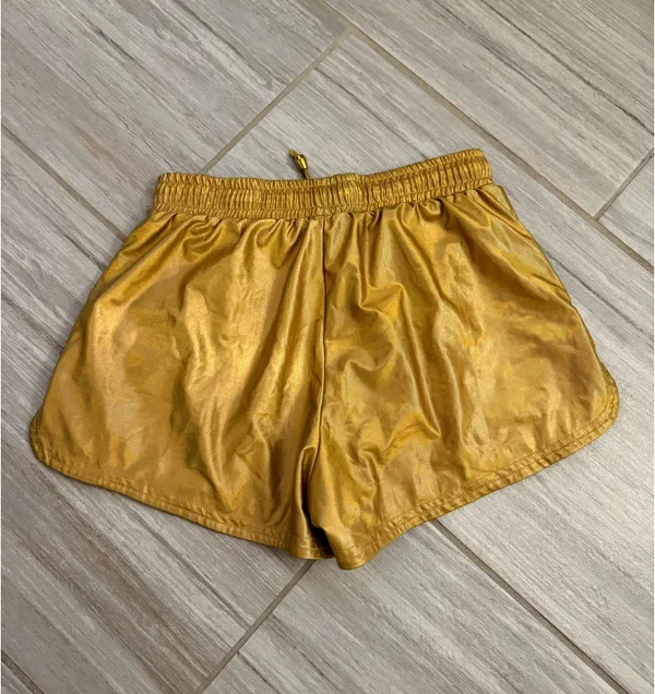 gold shorts Size XS - Image 2
