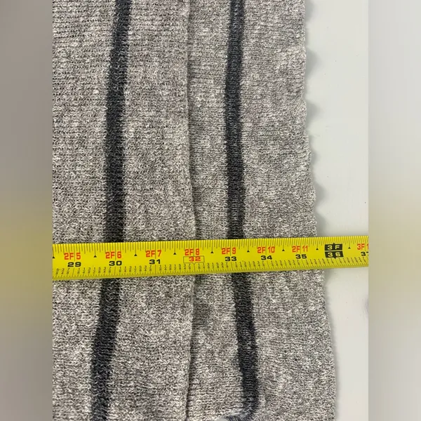 Free People Gray Striped Oversized Tunic Sweater Small EUC‎ - Image 6