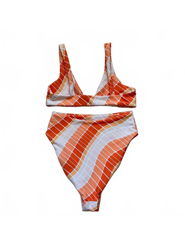 Skatie San Clemente Bikini Set Penny Top Monroe Bottoms Women's Size Small - Image 2
