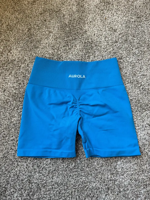 Aurola workout shorts Blue - Image 2