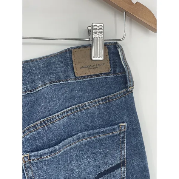 American Eagle Womens Size 4 Regular Skinny‎ Jeans Q0009 - Image 6