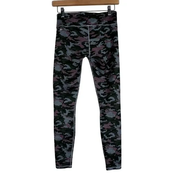 Fabletics Define Powerhold Leggings Womens S‎ Rosebloom Pink Green Gray Camo - Image 5