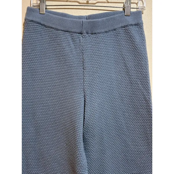 Free People FP Beach Size S Hailee Sweater Knit Wide Leg Pants Blue - Image 3