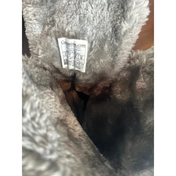 Columbia Womens Winter Boots 9 Gray Omni-Heat Waterproof Quilted Faux Fur BL5051 - Image 3