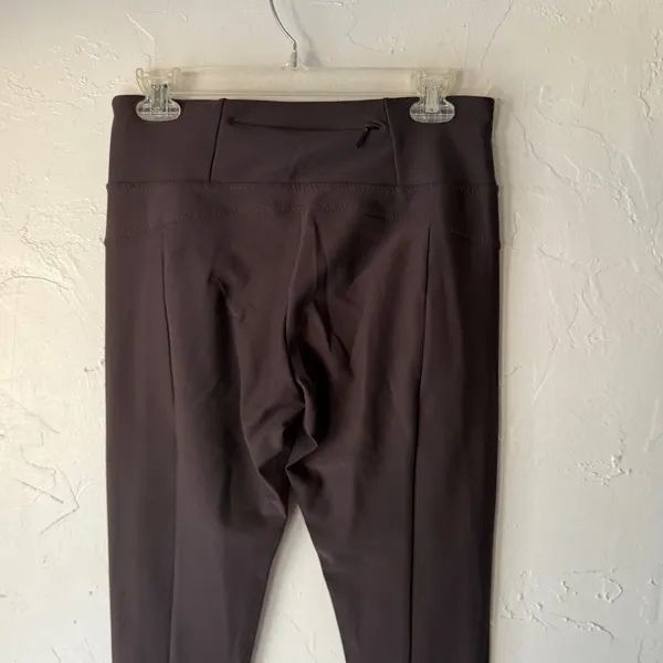 Athleta Stallar Tight UPF Mocha‎ Brown Espresso High Rise Zipped Athleisure - Image 6