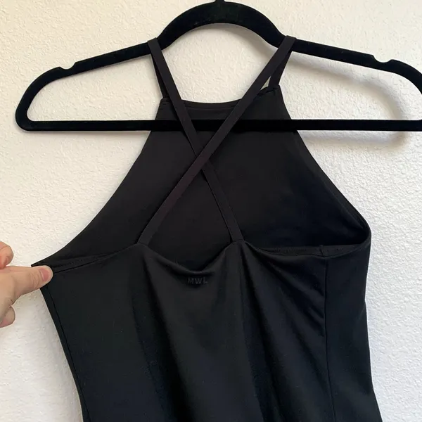 NWT Madewell Sz XXS Flex Fitness Athletic‎ Dress in True Black - Image 4