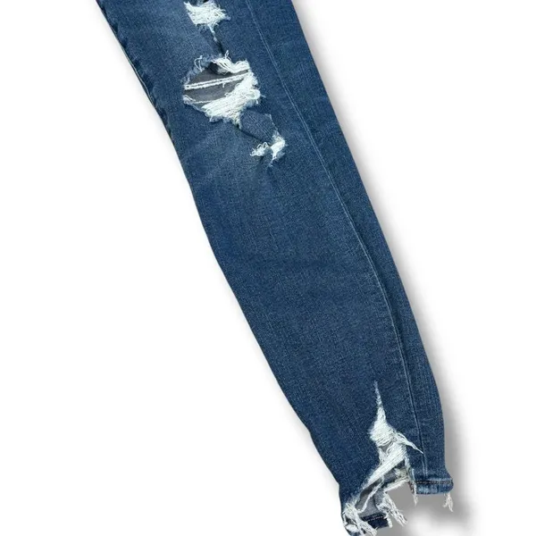 American Eagle The Dream Jean Distressed Skinny Jeans Size 4 Regular Stretch‎ - Image 5