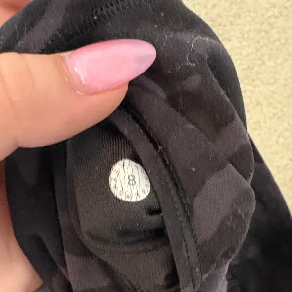 Black Lululemon Camouflage Leggings - Image 3
