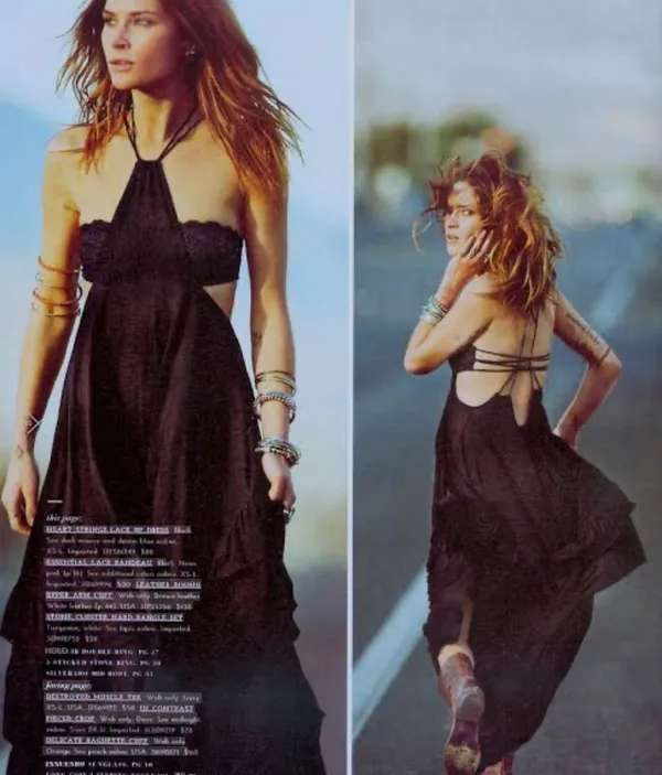 NWT $20 Free People Black Essential Lace Side-Boning Pullover Bandeau XS - Image 2
