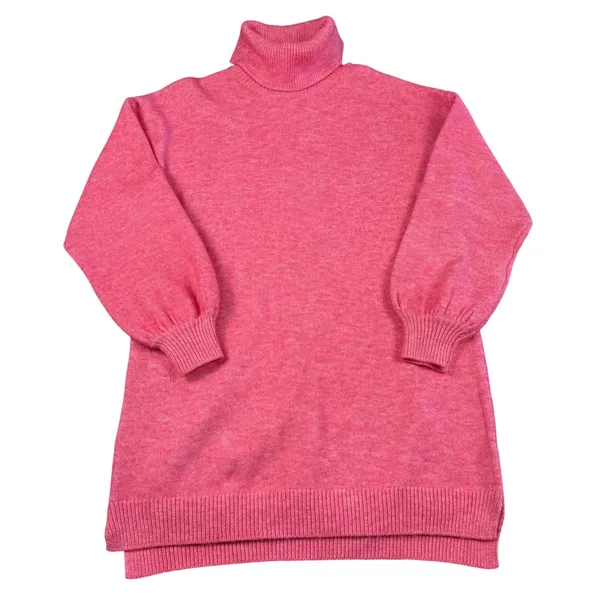 Show Me Your Mumu Chester Sweater Dress Womens Medium Pink Turtleneck‎ Flirty - Image 2