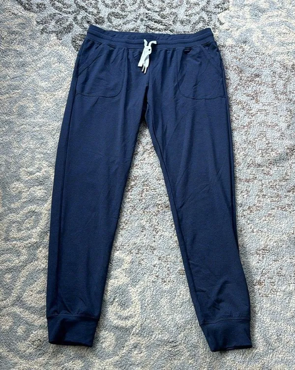 Zyia Active Cozy Jogger Pants Navy Large - Image 5