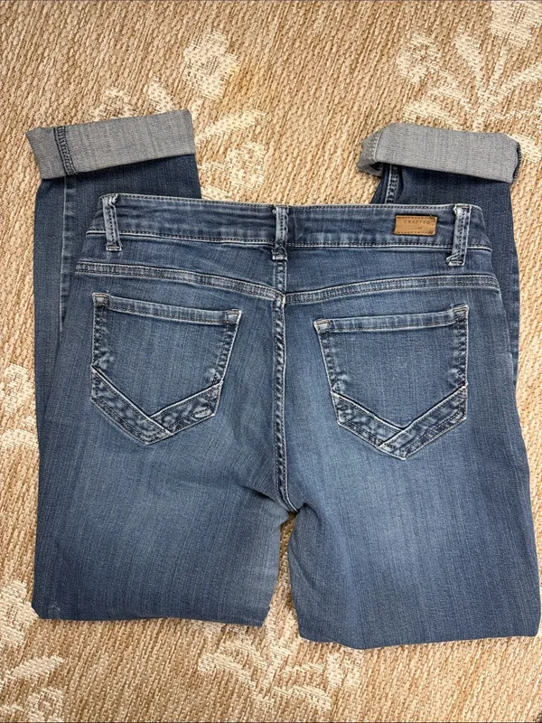 Crafted by Lee skinny Jeans in Medium Blue Wash - Image 2