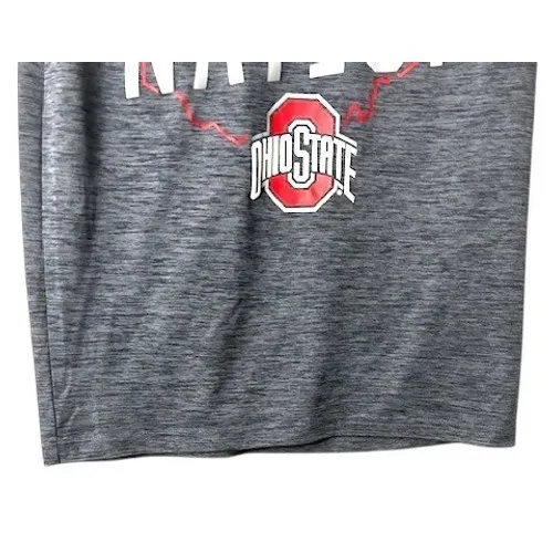 Ohio State University T-Shirt S "Buckeye Nation"‎ Gray Graphic Athletic Tee OSU - Image 7