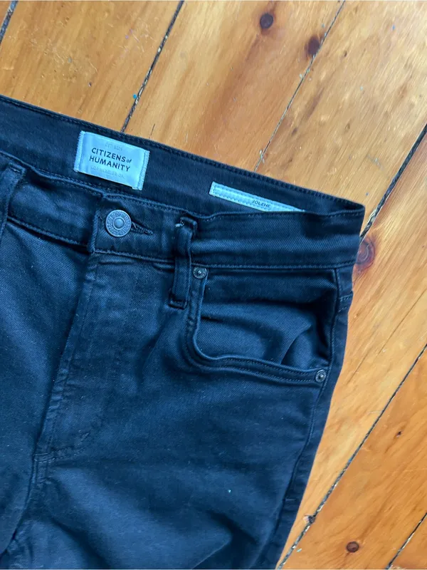 ☀️3/$25 Citizens of Humanity Jolene black jeans 25 - Image 4