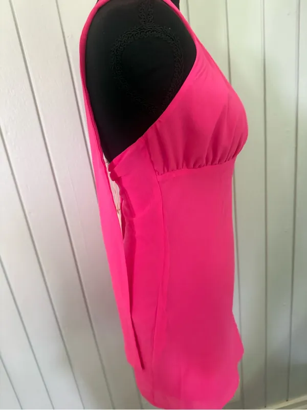 Peppermayo Fuchsia Halter Mini Dress - Image 4