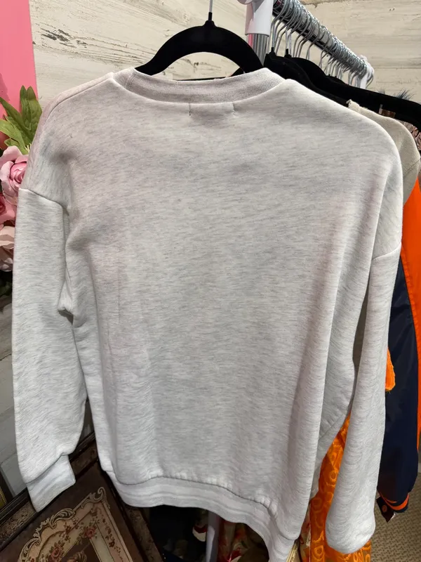 Heather gray sweatshirt Size XS - Image 5