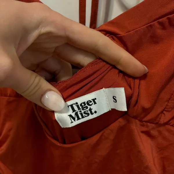 Tiger Mist Entity Dress Rust - Image 4