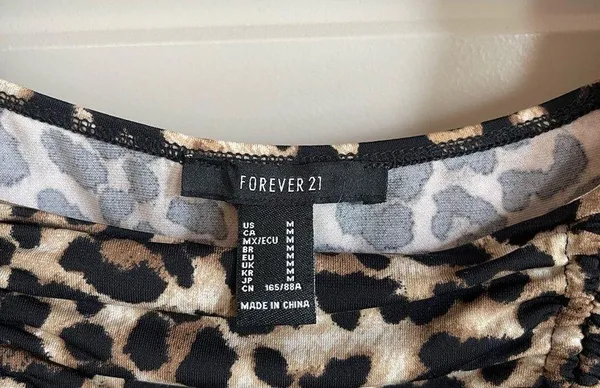 Forever 21 Cheetah Print top - Image 3