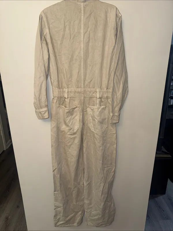 Universal Threads Cream Utility Jumpsuit - Image 4