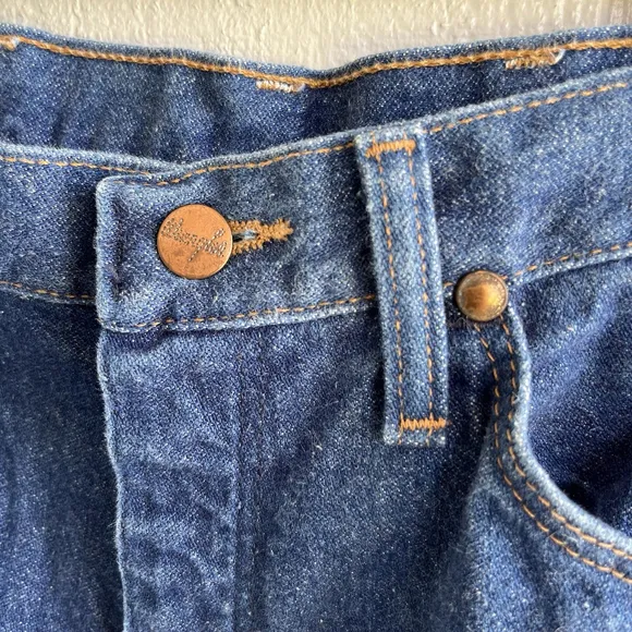 Wrangler Women’s 7/8 Vintage 90s‎ Made in USA Blue Jeans Cowboy Cut Original Fit - Image 7