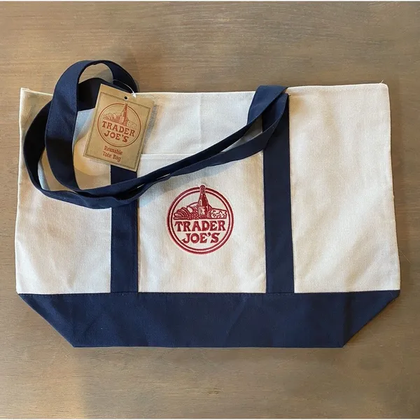 Trader Joe’s Canvas Bag Tote LARGE Grocery Shopping Eco Reusable NEW Ships Fast - Image 7