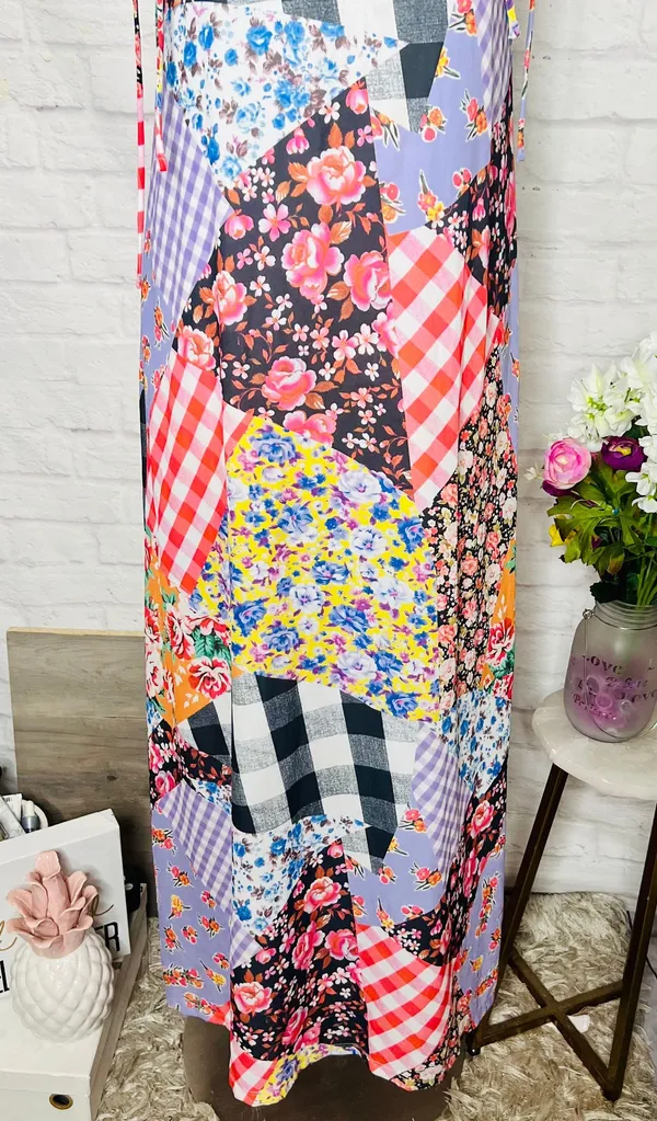 Jaded London Patchwork Dress - Image 11