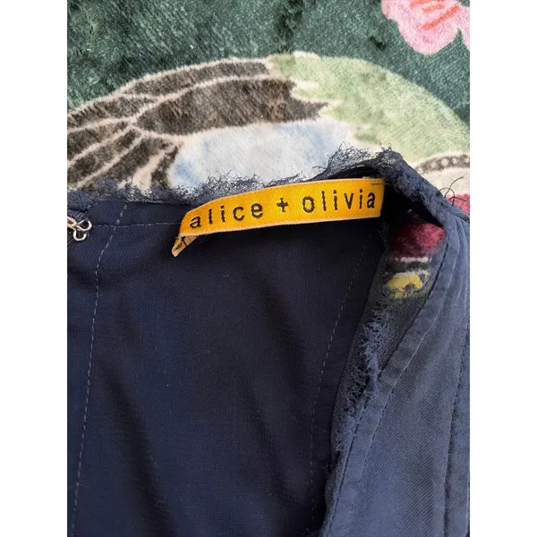 Women's Alice & Olivia Sleeveless silk Mini Dress - Image 6
