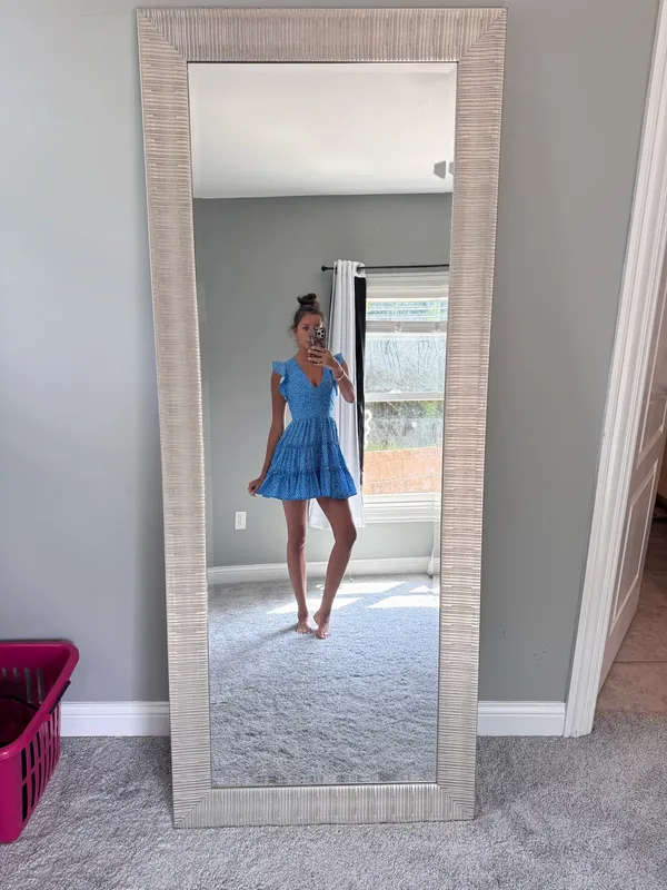 Cute boutique dress mini Blue - Image 6